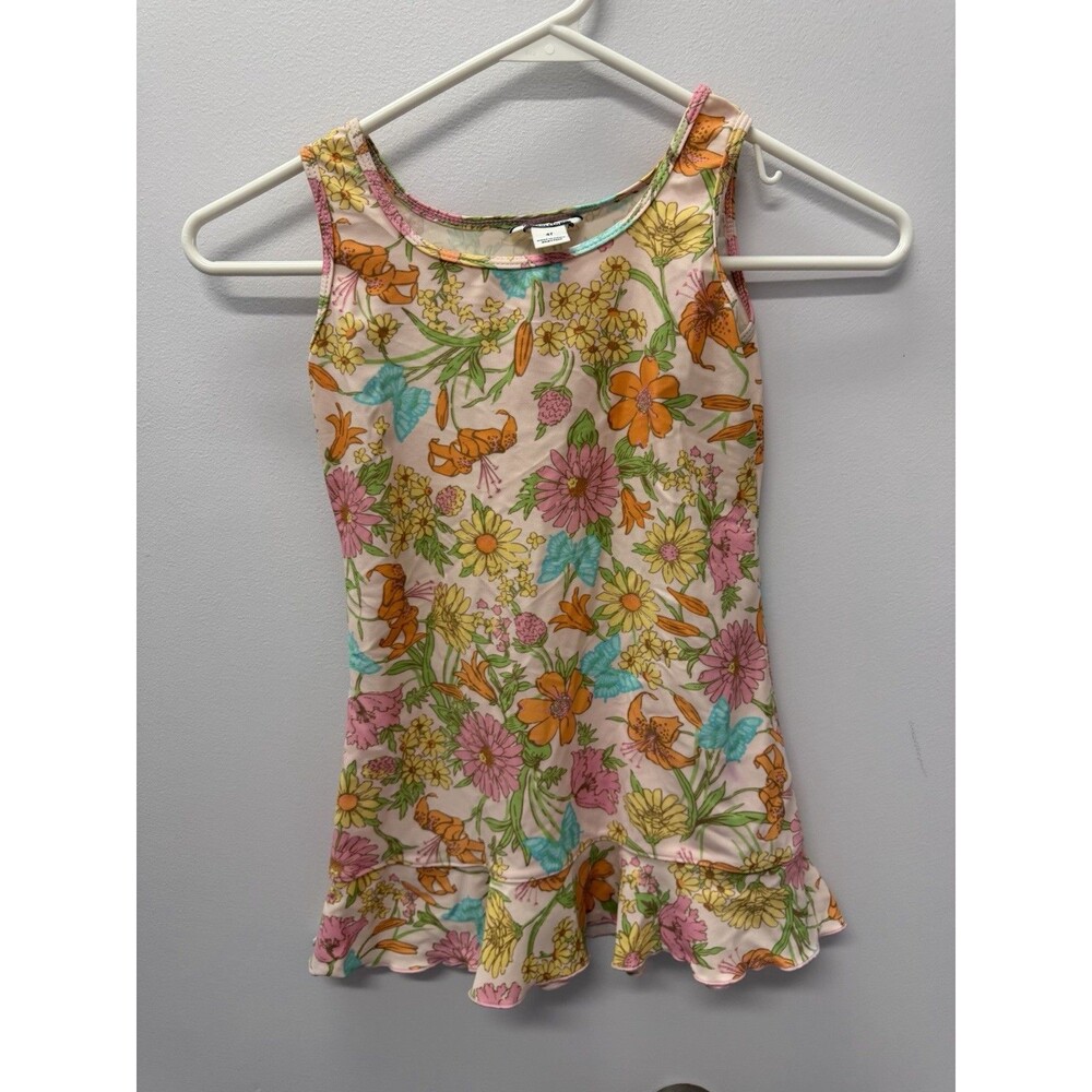Hartstrings Size 4 Floral Swim Coverup